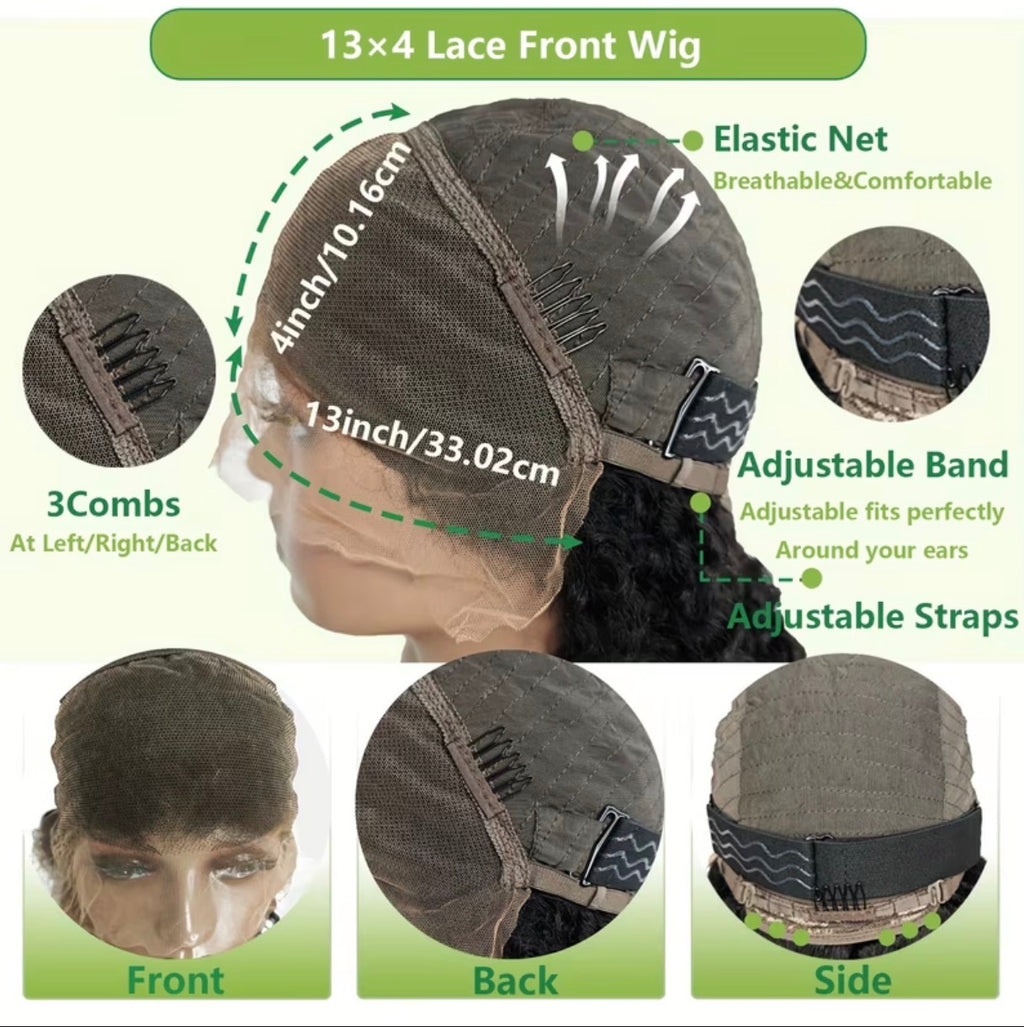 Curly Bob Lace Front Wig