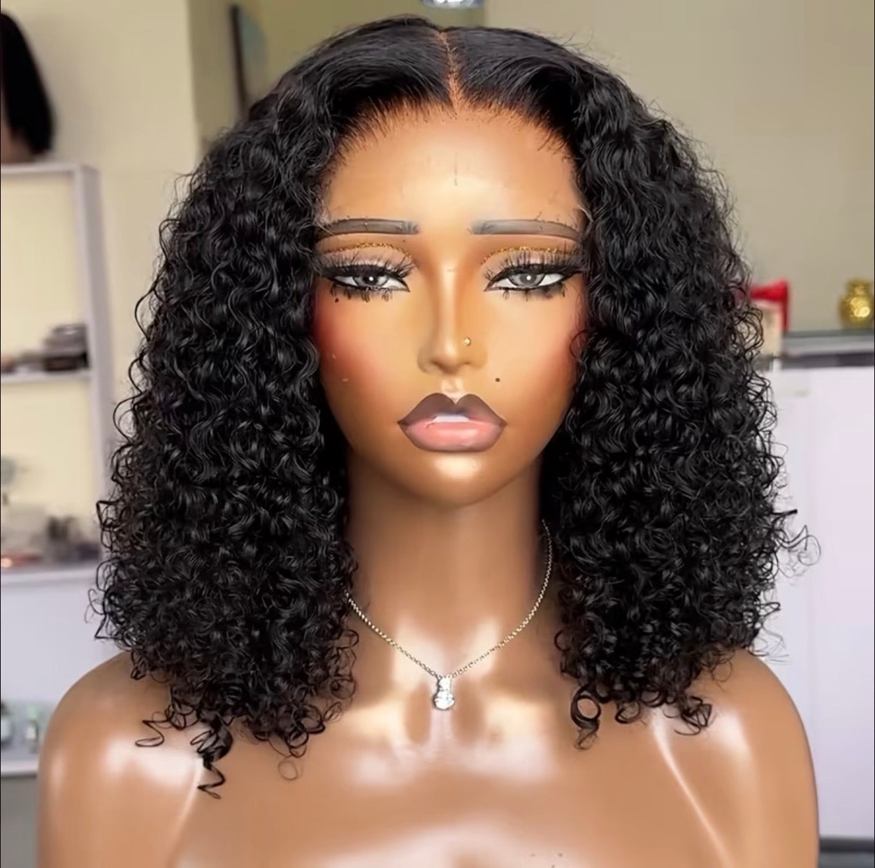 Curly Bob Lace Front Wig